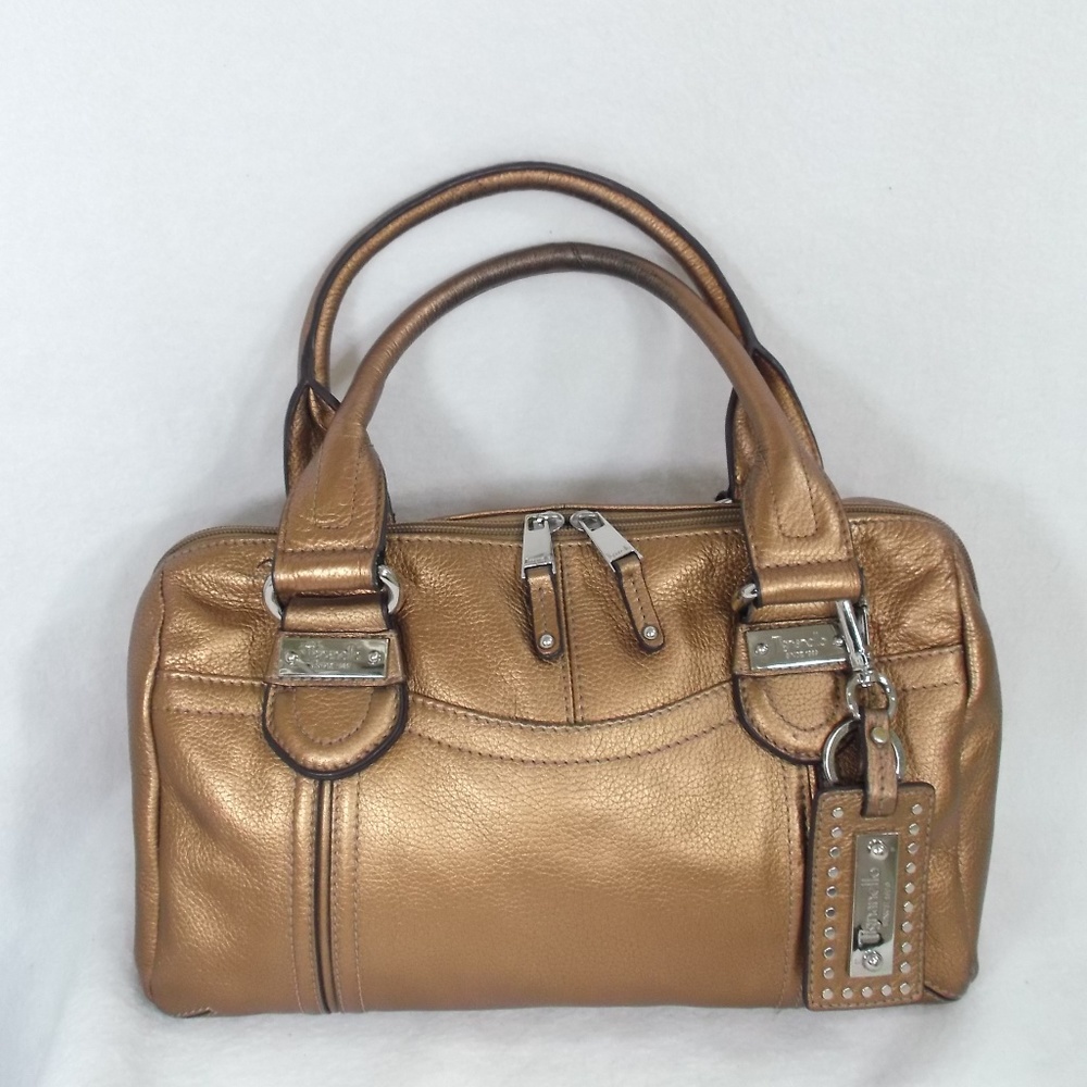AWESOME TIGNANELLO LEATHER HANDBAG PURSE W KEY FOB